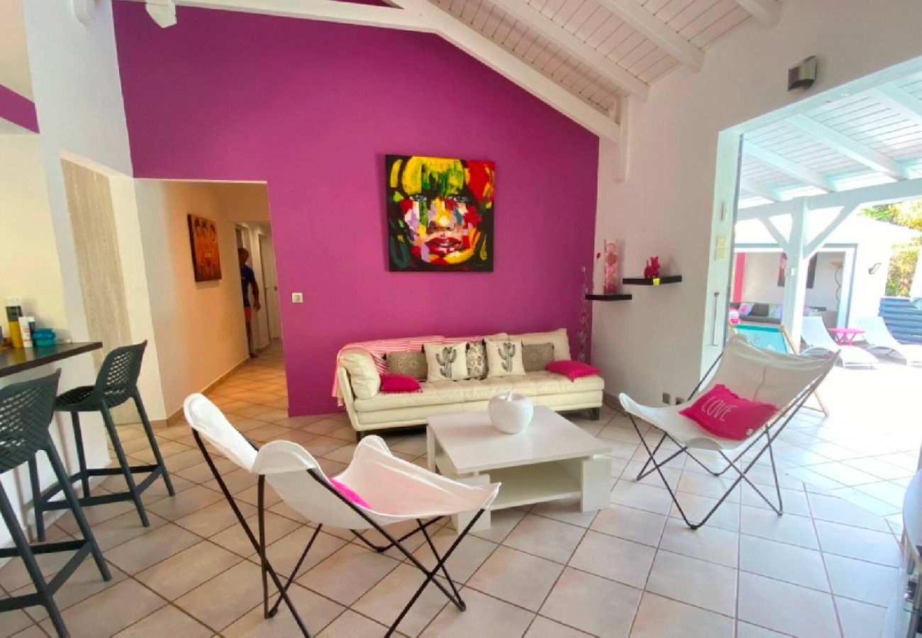 Villa à Saint-François - Villa G154 St François 4 chambres piscine privée
