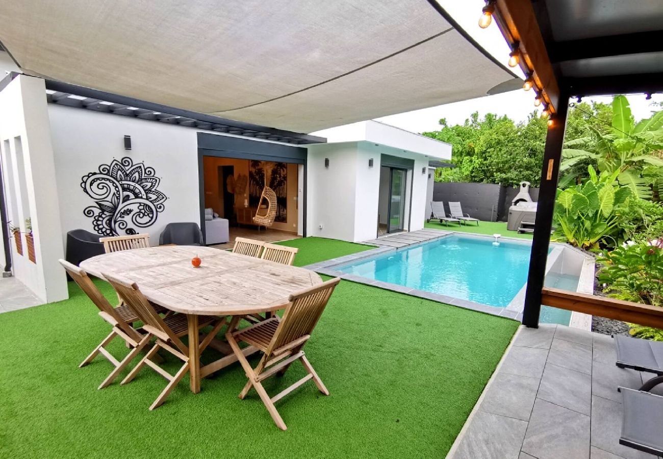 Villa à Sainte-Rose - Villa à Sainte Rose G156B piscine 3ch 8 pers