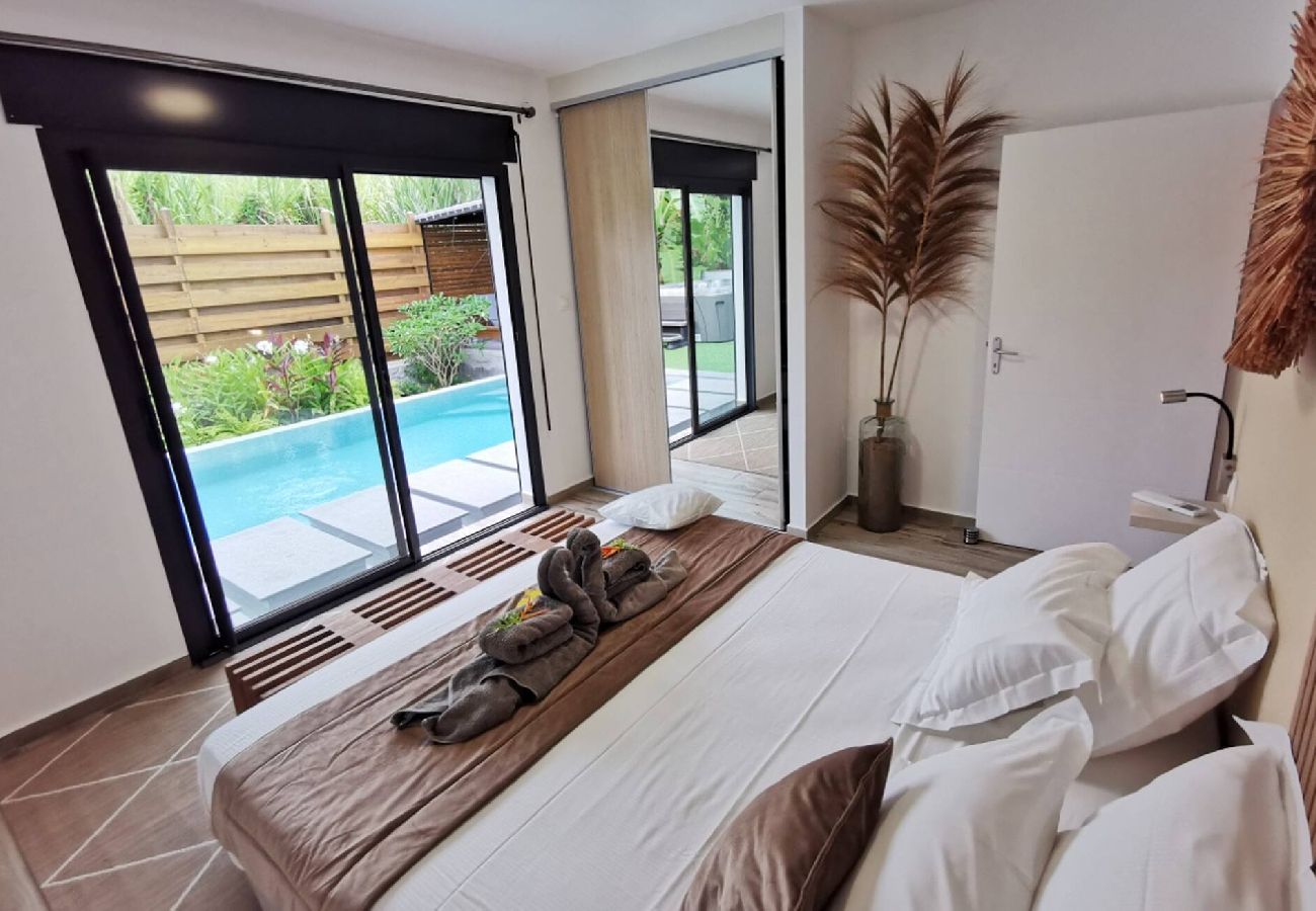 Villa à Sainte-Rose - Villa à Sainte Rose G156B piscine 3ch 8 pers