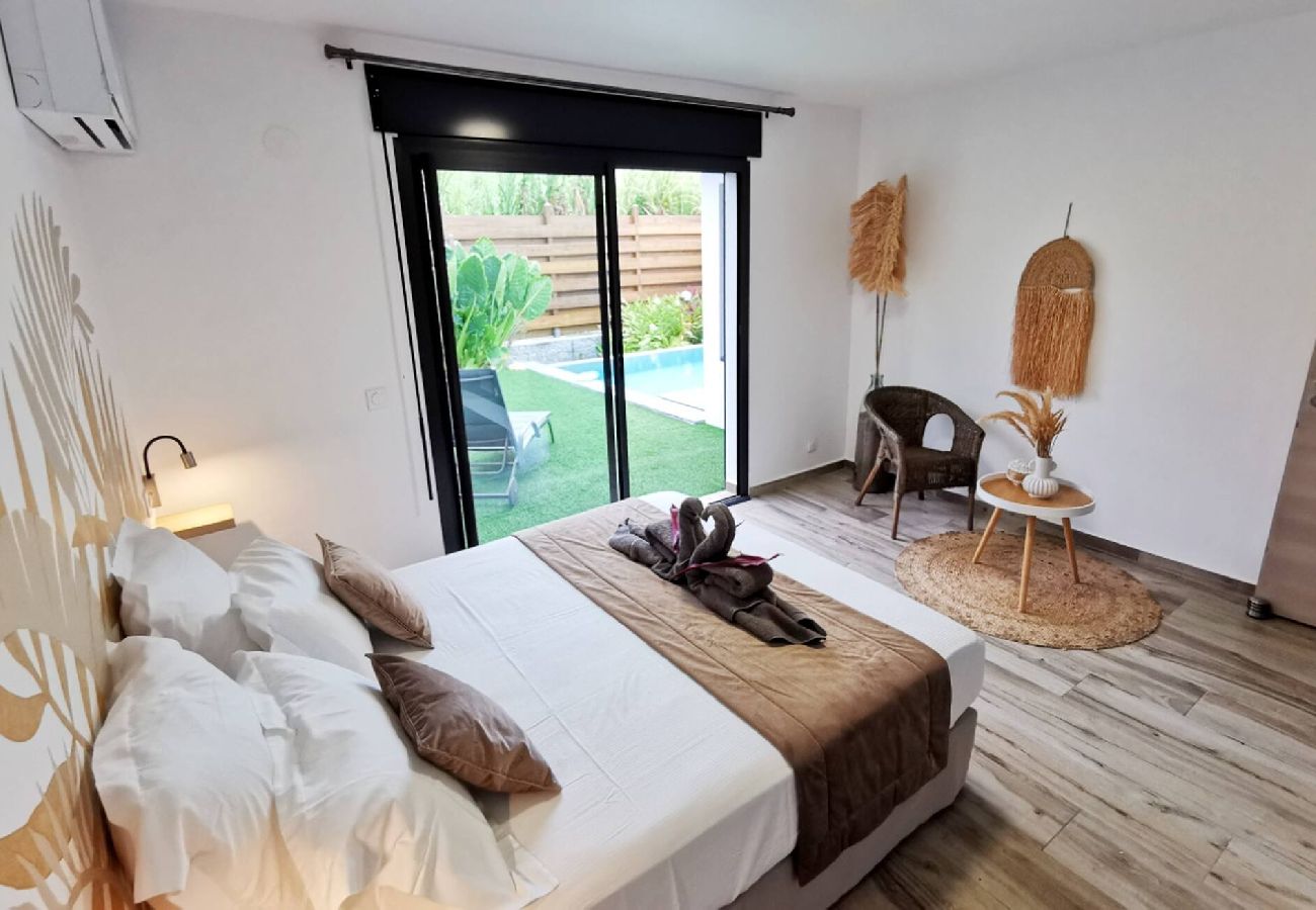 Villa à Sainte-Rose - Villa à Sainte Rose G156B piscine 3ch 8 pers