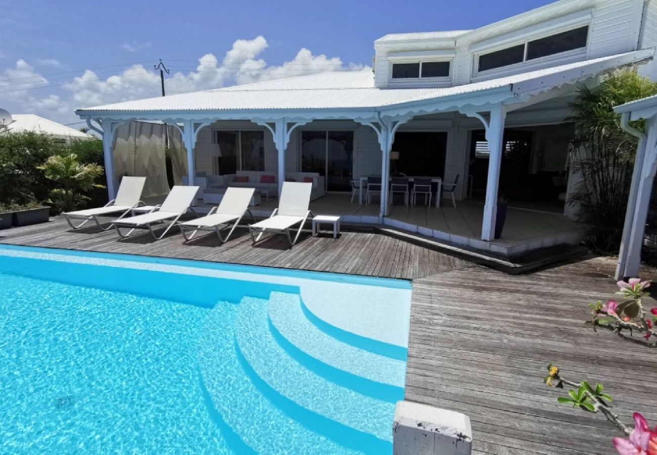 Villa à Sainte-Anne - Villa à Ste Anne G186 - 4 chambres piscine vue mer