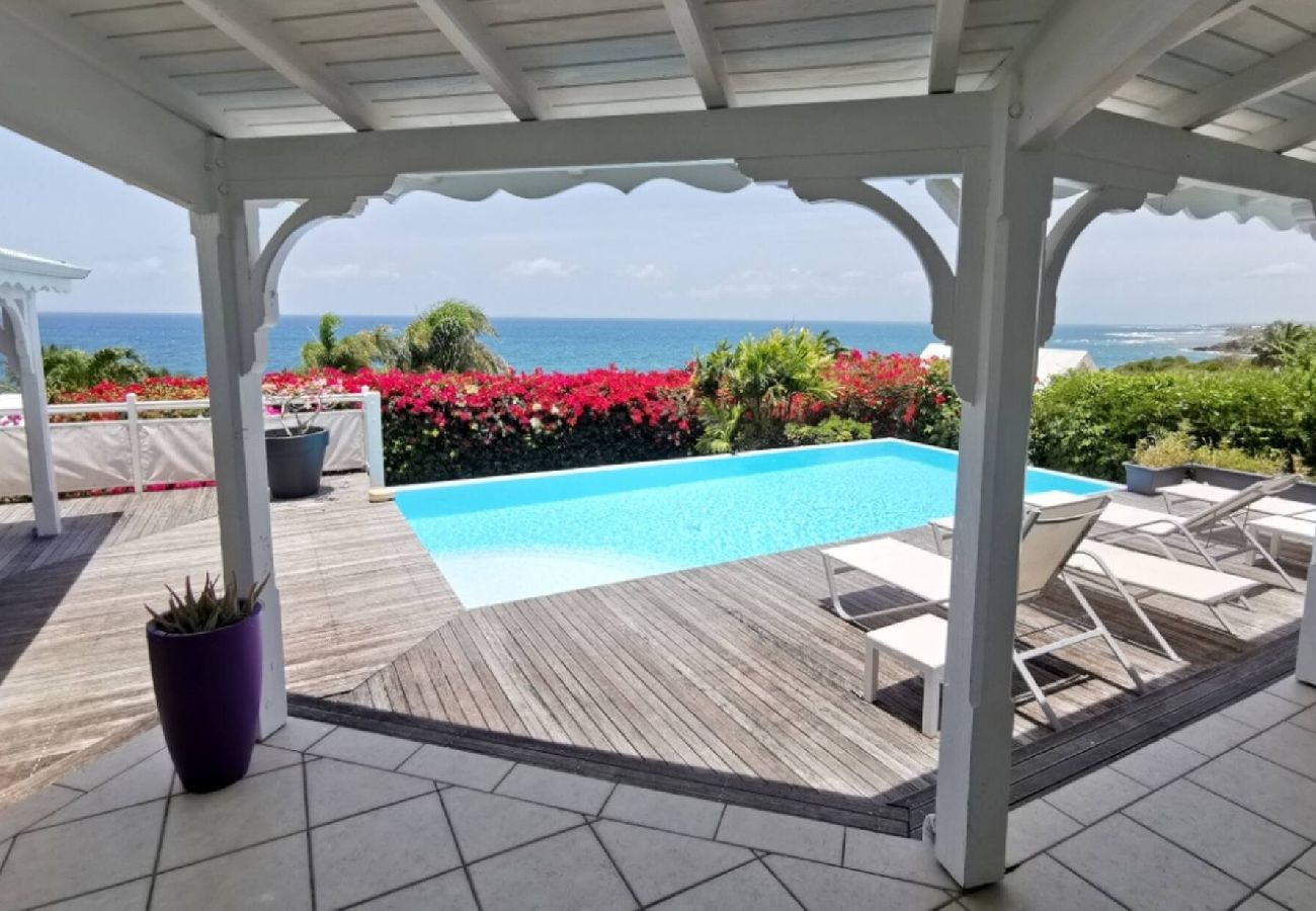 Villa à Sainte-Anne - Villa à Ste Anne G186 - 4 chambres piscine vue mer