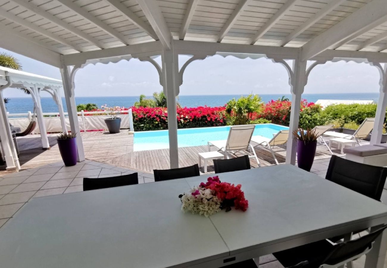 Villa à Sainte-Anne - Villa à Ste Anne G186 - 4 chambres piscine vue mer