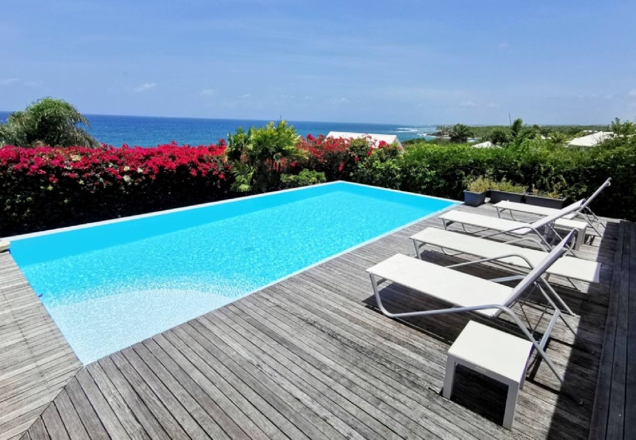 Villa à Sainte-Anne - Villa à Ste Anne G186 - 4 chambres piscine vue mer