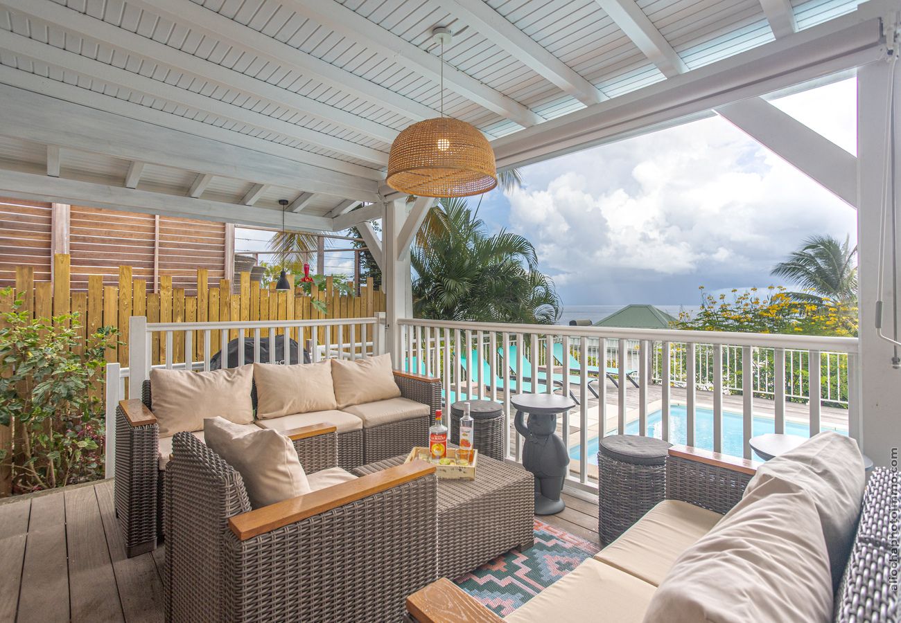 Villa à Les Anses-d'Arlet - Villa aux Anses d'Arlet en Martinique - Ref : M190
