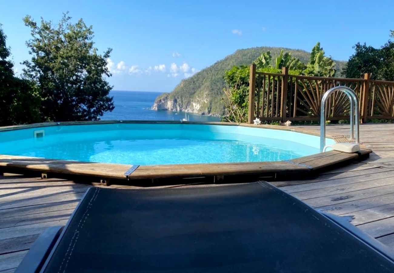Villa à Deshaies - Villa à Deshaies en Guadeloupe - Ref : G042D