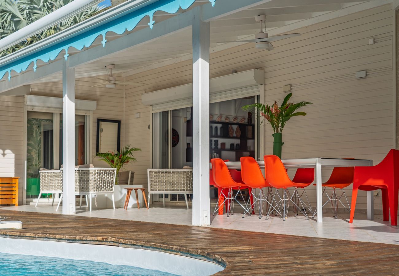 Villa à Saint-François - Villa G157 St François 4 ch piscine 8 pers