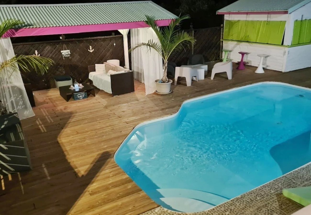 Villa à Saint-François - Villa à Saint François G109 4 ch piscine 11 pers