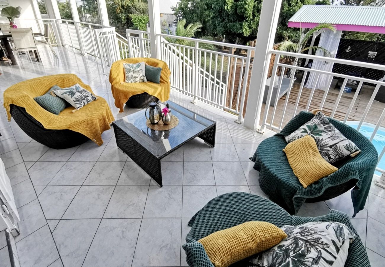 Villa à Saint-François - Villa à Saint François G109 4 ch piscine 11 pers