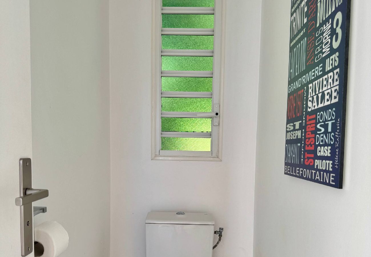 Appartement à Les Trois-Ilets - Apt PITAYA terrasse, vue mer, piscine privée, 2 ch
