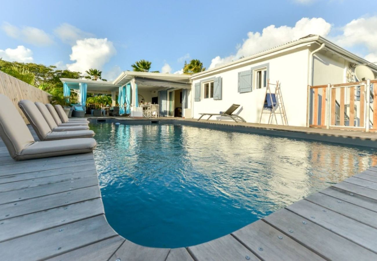 Maison à Saint-François - Villa St François 3 ch piscine 150m plage (g076a)