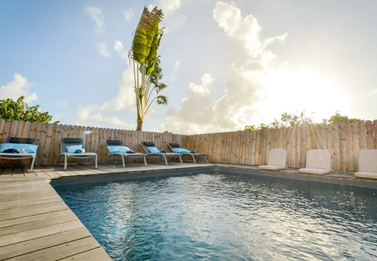 Maison à Saint-François - Villa St François 3 ch piscine 150m plage (g076a)