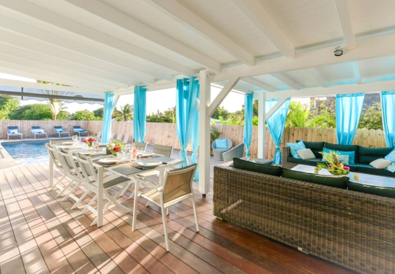 Maison à Saint-François - Villa St François 3 ch piscine 150m plage (g076a)