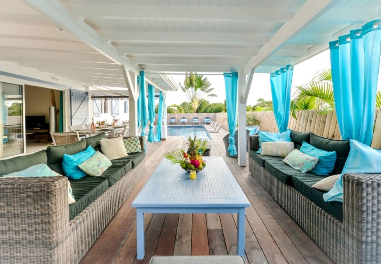 Maison à Saint-François - Villa St François 3 ch piscine 150m plage (g076a)