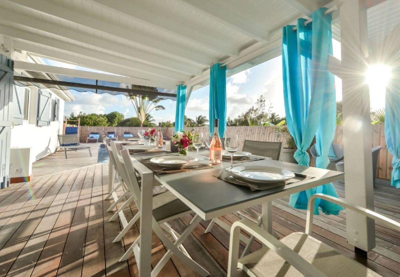 Maison à Saint-François - Villa St François 3 ch piscine 150m plage (g076a)