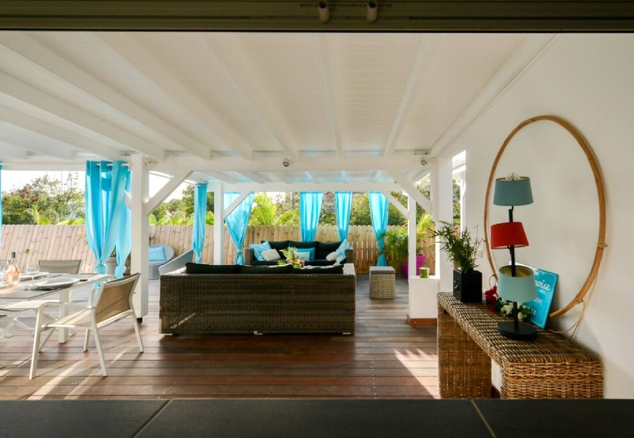 Maison à Saint-François - Villa St François 3 ch piscine 150m plage (g076a)