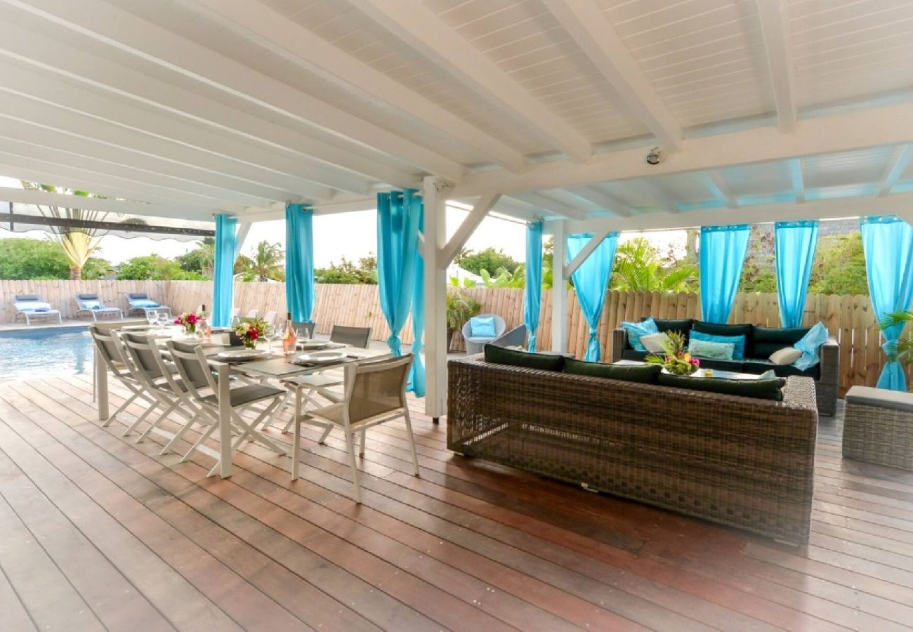 Maison à Saint-François - Villa St François 3 ch piscine 150m plage (g076a)