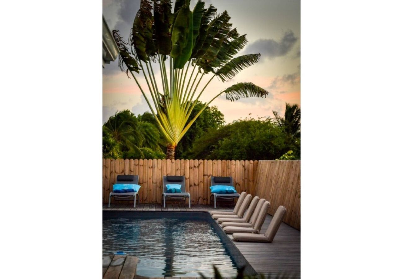 Maison à Saint-François - Villa St François 3 ch piscine 150m plage (g076a)