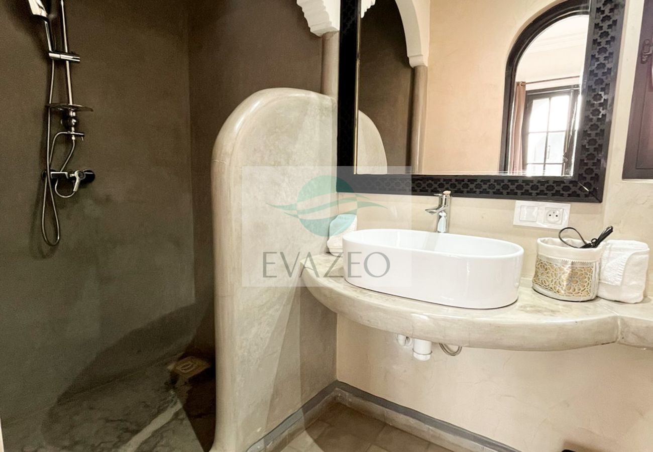 Chambres d'hôtes à Marrakech - CH SINGLE OU DOUBLE ECO RIAD COME & VA MAR0069F