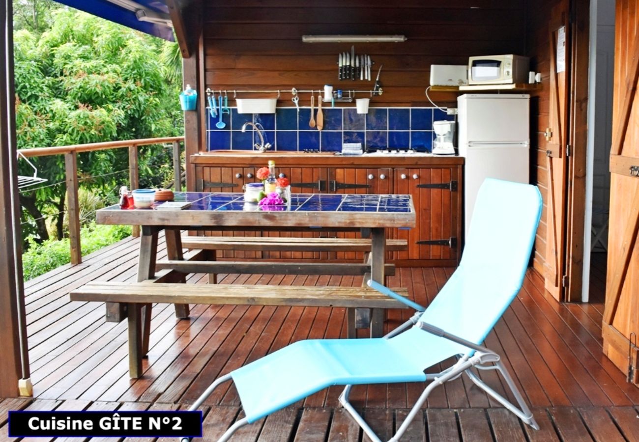 Bungalow à Deshaies - Gite Bleu Outremer 2 à Deshaies ref GEA006