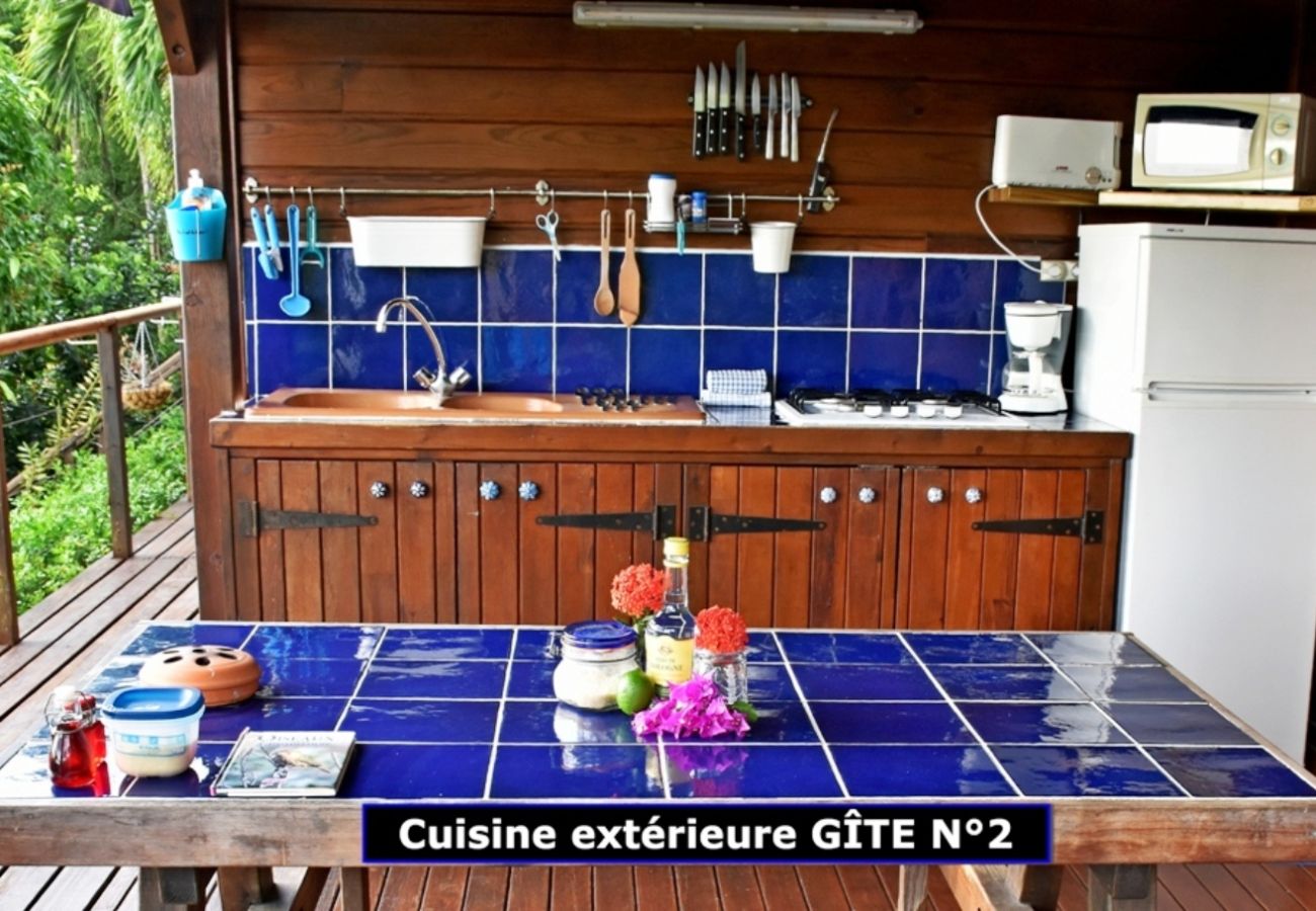 Bungalow à Deshaies - Gite Bleu Outremer 2 à Deshaies ref GEA006